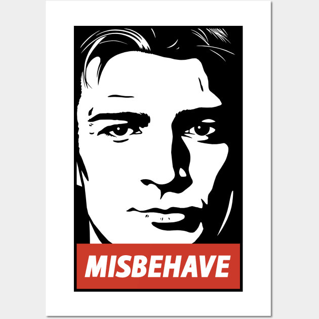 Misbehave Wall Art by Cattoc_C